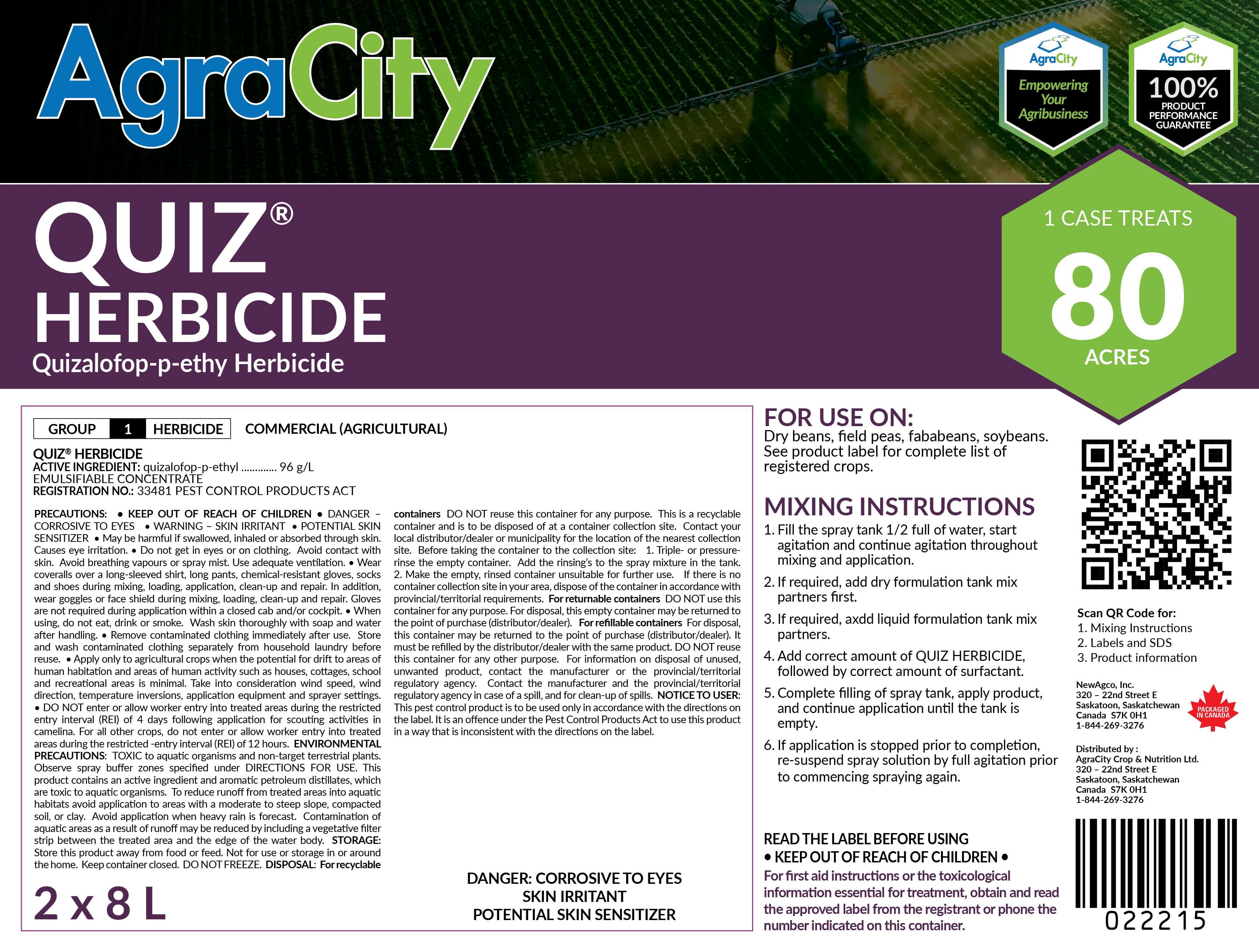 QUIZ® HERBICIDE